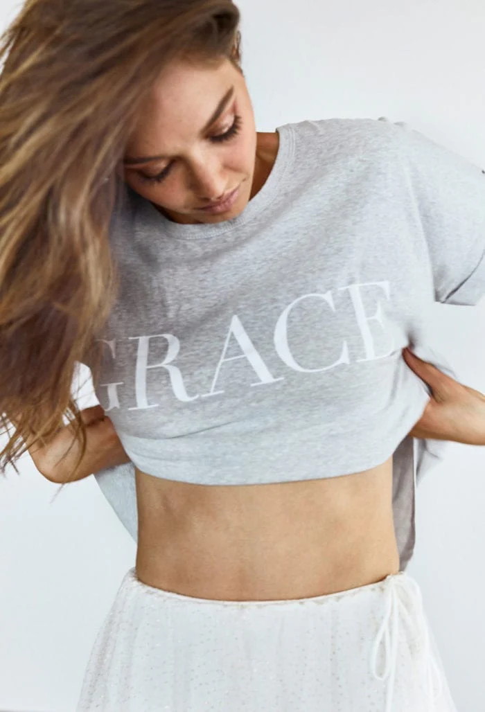 Grace Tee Grey - Image 5